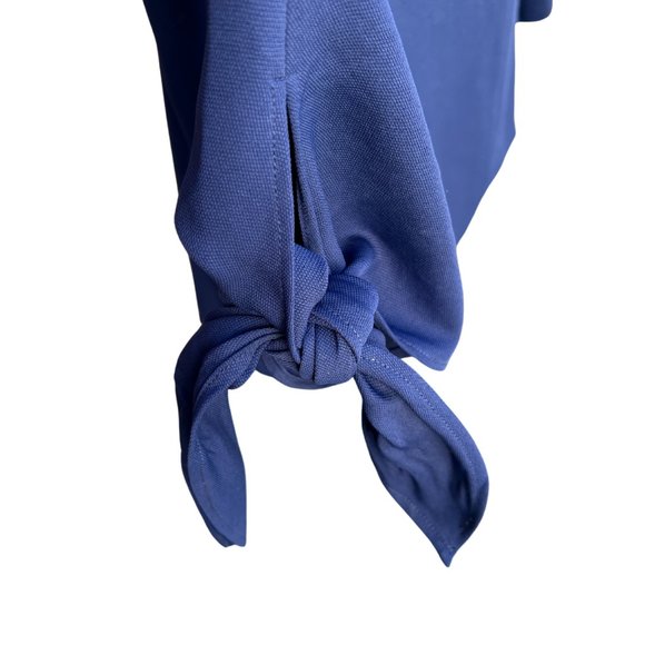 Cartonnier Blazer One Button Style Long Sleeve Collared Wrist Tie Navy Size 10 - Picture 4 of 9